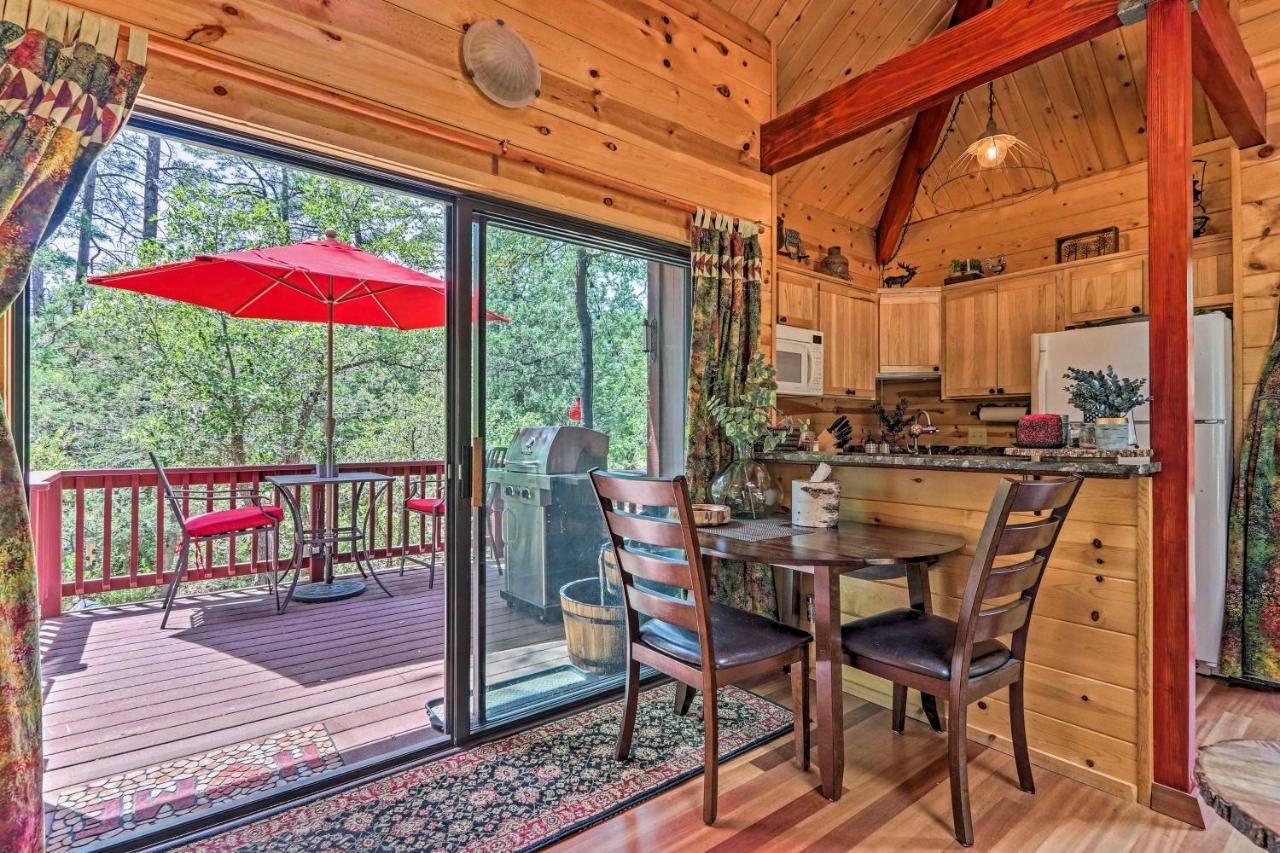 Romantic Strawberryandpine Studio Cabin With Deck! Exterior foto
